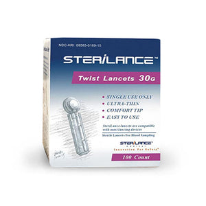 SteriLance Lancets 30 Gauge - 100 Count